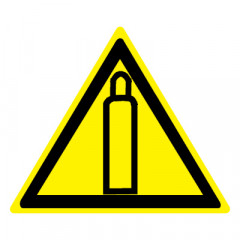 Знак W19 Газовый баллон (Пленка 050 x 050)